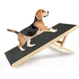 MIOTEQ Hunderampe 70/100 cm lang, Hundetreppe, Auto, faltbar, for Katzen, große und kleine Hunde, Haustiere, Hunde-Einstiegshilfe, Bett, Sofa, Rampe, Hunde- und Tierrampe, rutschfest bis zu (Size : 7