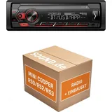 JUST SOUND best choice for caraudio Autoradio Einbaupaket Pioneer MVH-S320BT Mini Cooper R50/R52/R53 Business Radio Bluetooth USB