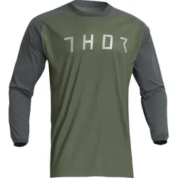 Thor Terrain, Trikot - Dunkelgrün/Dunkelgrau - M
