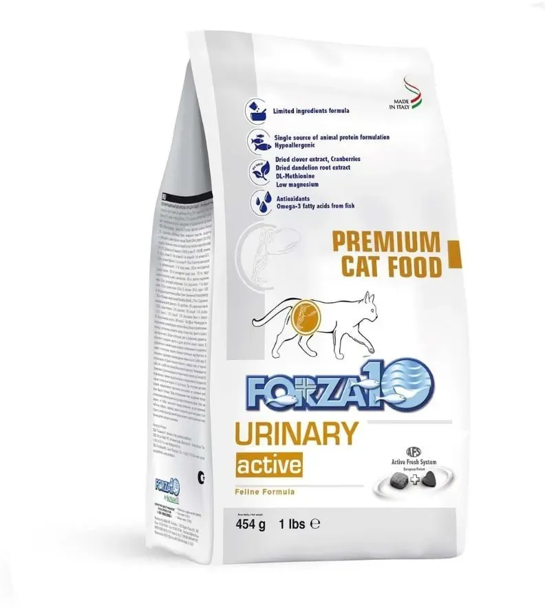 FORZA 10 Urinary Active Cat Nutrazeutische Ernährung bei Harnwegsproblemen bei Katzen 454 g