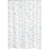 RIDDER Duschvorhang Folie Sylt 240 x 180 cm blau
