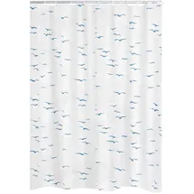 RIDDER Duschvorhang Folie Sylt 240 x 180 cm blau