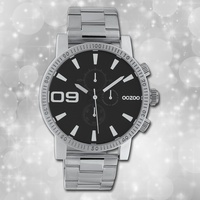 Oozoo Herren Armbanduhr Timepieces C10706 silber Edelstahl Quarz UOC10706