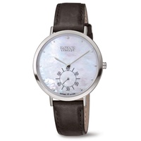 Boccia Damen Analog Quarz Uhr mit Echtes Leder Armband 3316-01