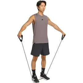adidas D4T Power 3-Streifen Tanktop braun - M