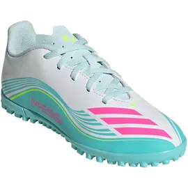 adidas F50 Messi Club TF Kinder white/lucid pink/flash aqua 36