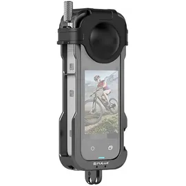 PULUZ Metall-Schutzkäfig mit Objektivabdeckung für Insta360 X4