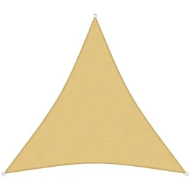 sunprotect 12015 Professional Sonnensegel, 3 x 3 x 3 m, Dreieck, wind- & wasserdurchlässig, beige