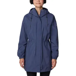 Splash Side Jacket Damen Regenmantel - Blau BLAU M