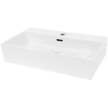 ECD Germany LuxeBath Aufsatzwaschbecken 60,5 x 36,5 cm