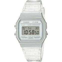 CASIO Timeless Collection Uhr F-91WS-7 | Silber