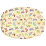 Rice Melamin Teller oval Schmetterling 22 x 30 cm, MELPL-BUTF