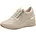 Wedge mit Lederanteil mit Keilabsatz Beige 40