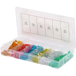 KS TOOLS Sortiment Kfz-Sicherungen,5-30A, Zink, 120-tlg ( 970.0250 )