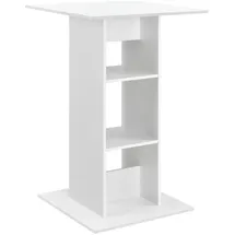 [en.casa] Bartisch Visby 110 x 70 x 70 cm Weiß