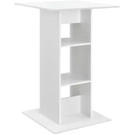 [en.casa] Bartisch Visby 110 x 70 x 70 cm Weiß