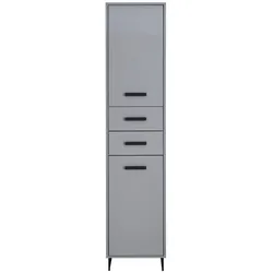 Hochschrank Tunis Dekor Grau