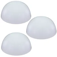 ETC Shop Solarleuchte Halbkugel Kugelleuchte Solar Außen Gartendeko Halbkugel,
