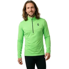 Scott Defined Light Fleece Mit Halbem Reißverschluss - Glow Green - L