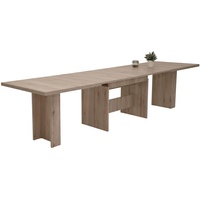 Apollo Kulissentisch Lia, II - Sandeiche, Wangengestell, ausziehbar 160-320x90x76