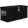 deluke DELUKE® Aluminiumbox mit Deckel - Abschließbar Alubox Deichselbox Alu Anhängerbox Werkzeugkiste Metall Transportbox Metallkiste, 80x30x35cm Schwarz,
