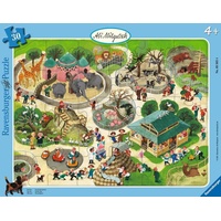 Ravensburger Puzzle Ali Mitgutsch: Im Zoo (05565)