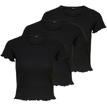 Only T-Shirt Schwarz M