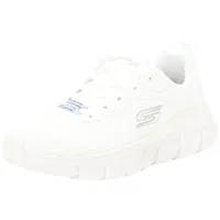 SKECHERS Herren Sneakers, Off White Knit, 44 EU