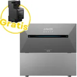Anker SOLIX Solarbank 2 E1600 AC-Speicher – inkl. Smartmeter und Erweiterungsbatterie für Balkonkraftwerke