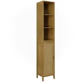 Vicco Liora Badschrank 30 x 170 cm Braun/Braun Holz
