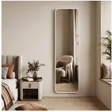 OTTO home Spiegel Standspiegel Addrik, wahlweise in 2 Größen 150x40cm oder 160x50cm (als Wandspiegel und Standspiegel einsetzbar, Rahmen aus Metall), Ganzkörperspiegel mit Sicherheitsglas, in verschiedenen Farben weiß 40 cm x 150 cm x 2,7 cm