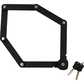 Fischer Faltschloss inkl. Halter schwarz
