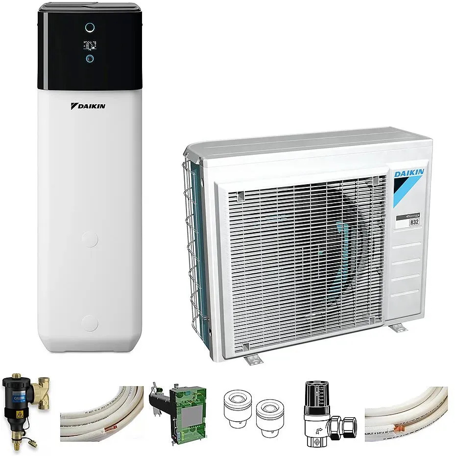 DAIKIN Altherma Paket 3 R ECH2O, Baugröße 8, mit integ. 500 l Wärmespeicher H