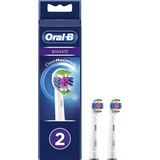 Oral B Oral-B, Zahnbürstenkopf, BRUSH HEAD EB18-2 3D WHITE ORAL-B (2 x)