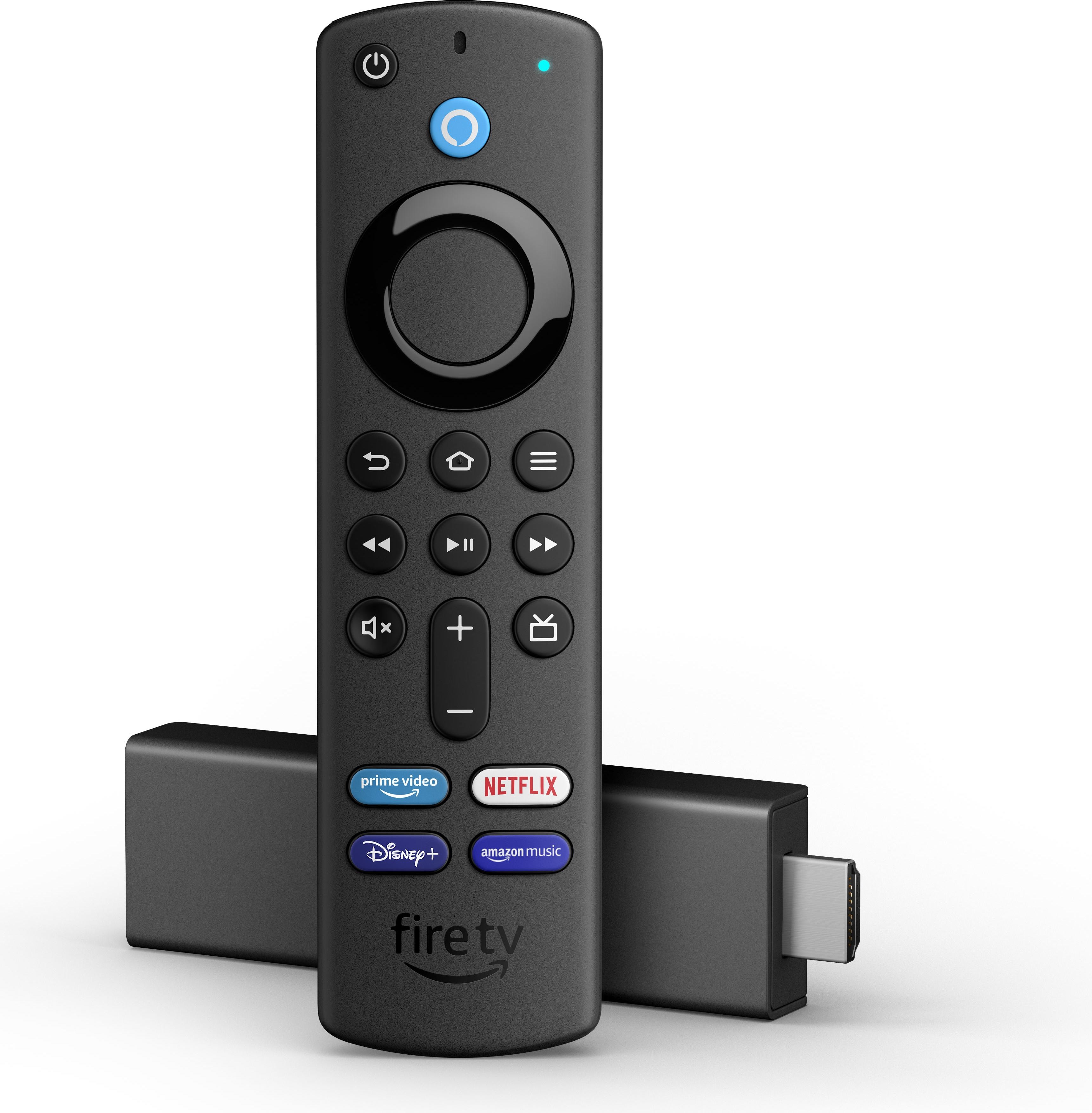 Amazon Fire TV Stick 4K (5. Generation) (Amazon Alexa), Streaming Media Player, Schwarz