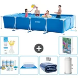 Rechteckiger Frame Pool - 450x220x84 Cm - 7-teilig  S115