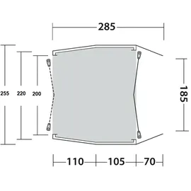 Outwell Dunecrest L Grün
