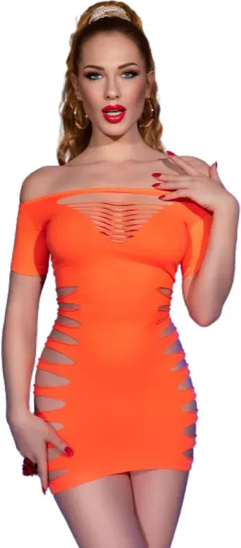 CHILIROSE  CR 4704 Kleid Orange S/M