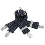 LINDENMANN Hosenträger X-Form blau Bundweite 110 cm Gesamtlänge 125 cm W 43.3 XL