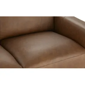 Sofa.de Einzelcouch Leder 1-Sitzer Beige
