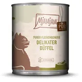 MjAMjAM – ausgewählte Fleischsorten 800g für Katze MjAMjAM Katze 6x800g Büffel pur