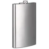 Relaxdays Flachmann silber