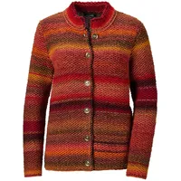 GOLDNER Multicolor Woll-Jacke mit Stehkragen orange/rot 38