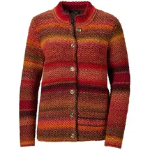 GOLDNER Multicolor Woll-Jacke mit Stehkragen orange/rot 38