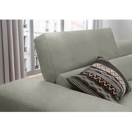 W.Schillig Eckcouch Chenille 3-Sitzer Grau