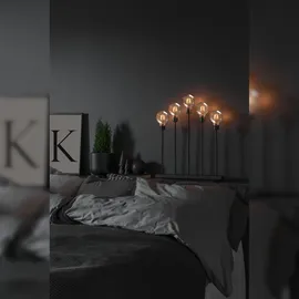 Konstsmide 3964-710TR LED-Laterne Bernstein LED Schwarz EEK: F (A - G)