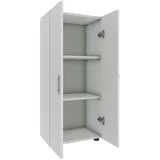 MID.YOU Ulas Aktenschrank 49 x 34 x 108 cm weiß