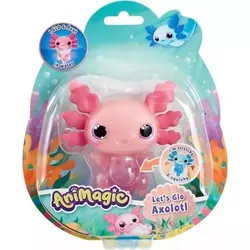 Lass uns Glo Axolotl: Dein aquatischer Freund - rosa
