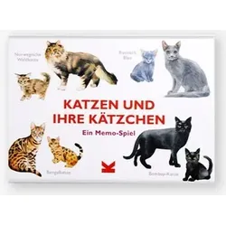 LAURENCE KING 440657 Katzen und ihre Kätzchen - Ein Memo-Spiel