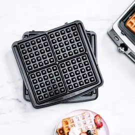 GreenPan Elite Waffeleisen Schwarz